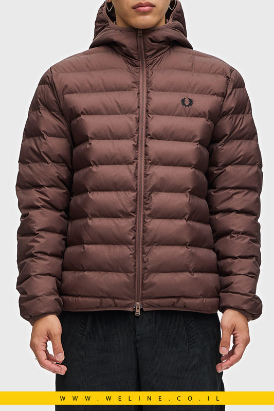 מעיל מבודד עם קפוצ'ון
