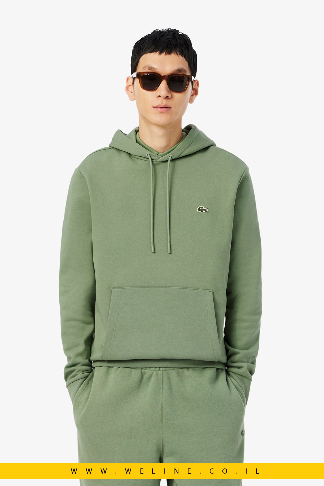 קפוצ׳ון פליס לגברים – Lacoste