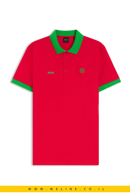 חולצת פולו גברים BOSS Paddy Polo Shirt Portugal– Regular Fit