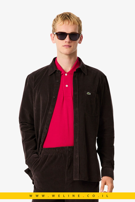 חולצת קורדורוי לגברים – Lacoste Regular Fit