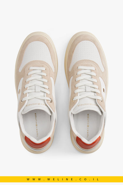 נעלי סניקרס זמש נשים Suede Cupsole – Tommy Hilfiger