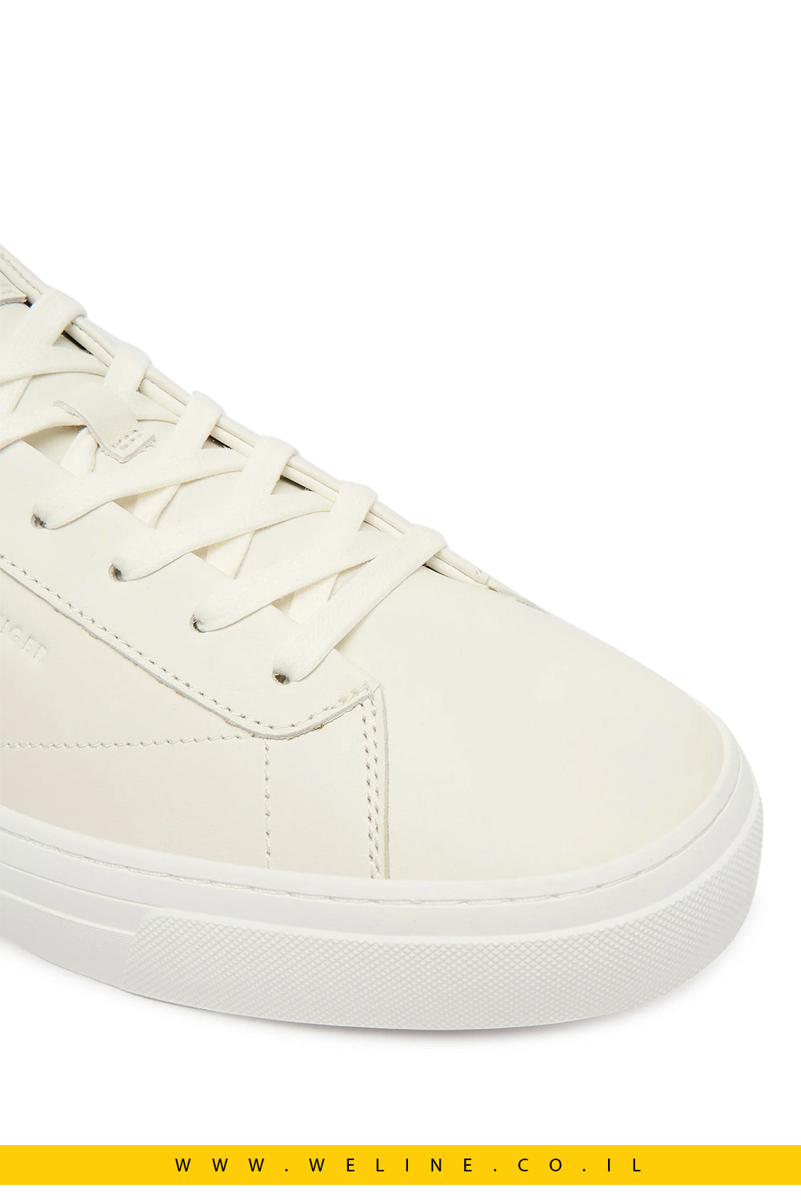 סניקרס גברים Tommy Hilfiger Premium Dress Cupsole Leather – צבע קרם