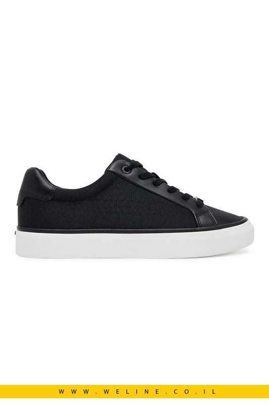 סניקרס נשים Calvin Klein בדגם Vulc Lace Up – שחור קלאסי