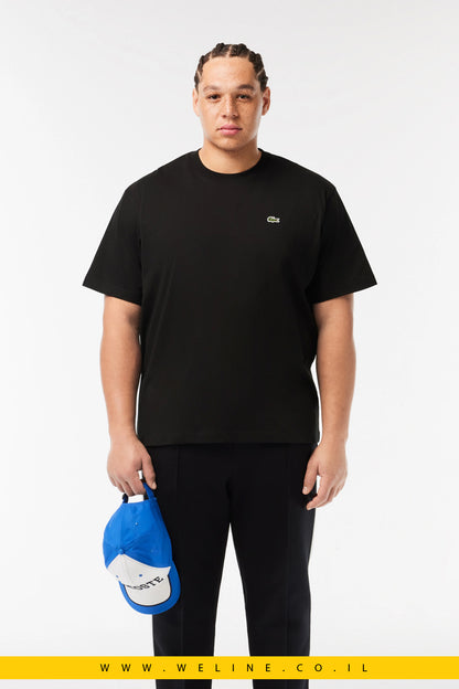 חולצת טי קלאסית לגברים מכותנה – Lacoste