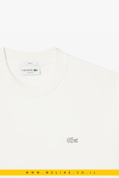 Unisex Loose Fit Heavy Fleece Sweatshirt – Lacoste
