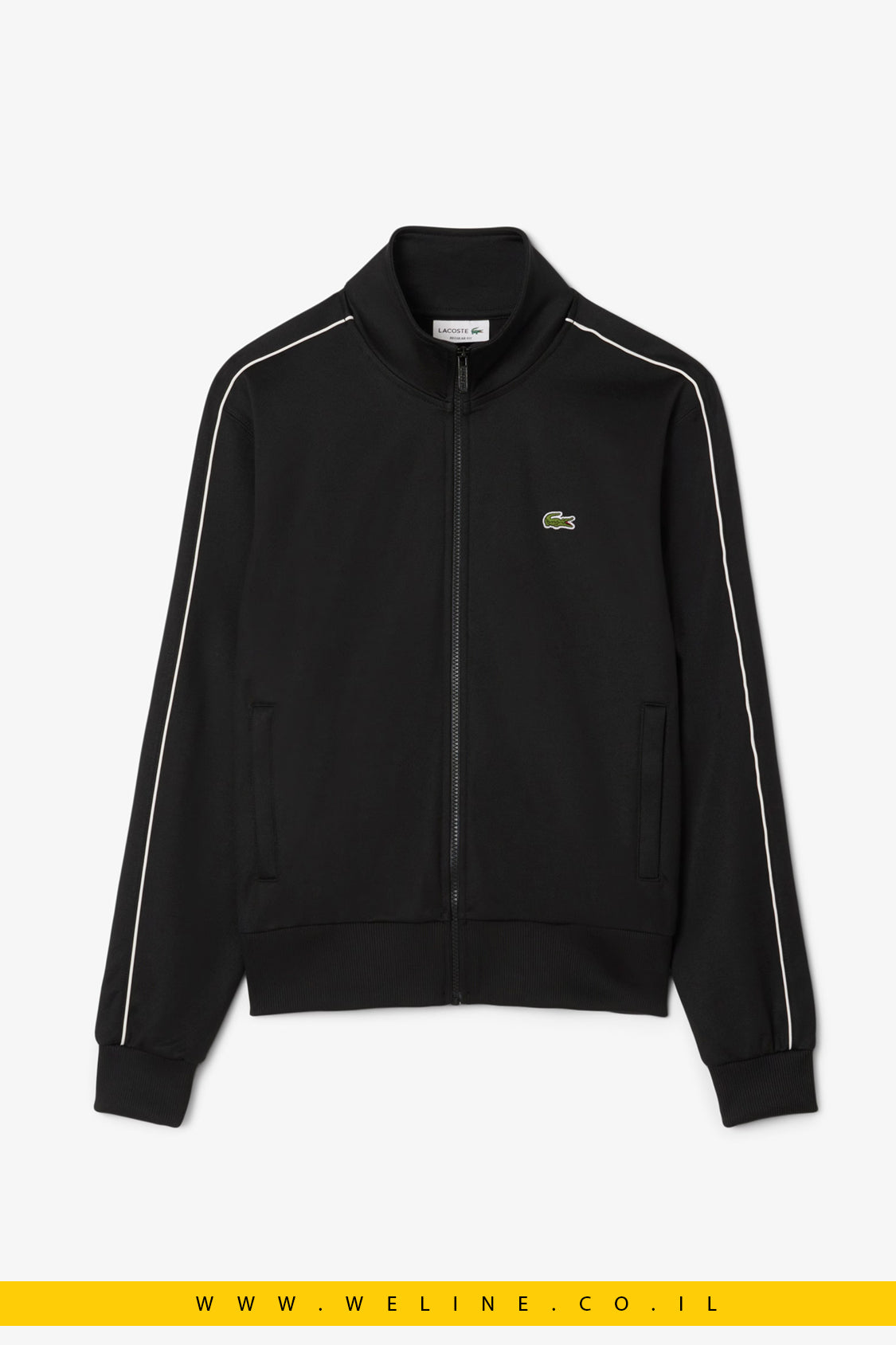 ג’קט ספורט Paris Piqué Zip Front לגברים Lacoste