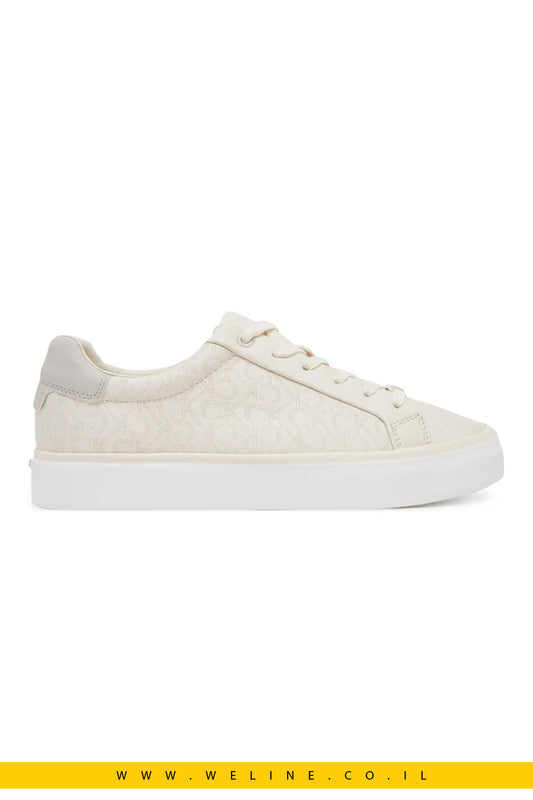 סניקרס נשים מבד בדגם Vulc Lace Up – Calvin Klein