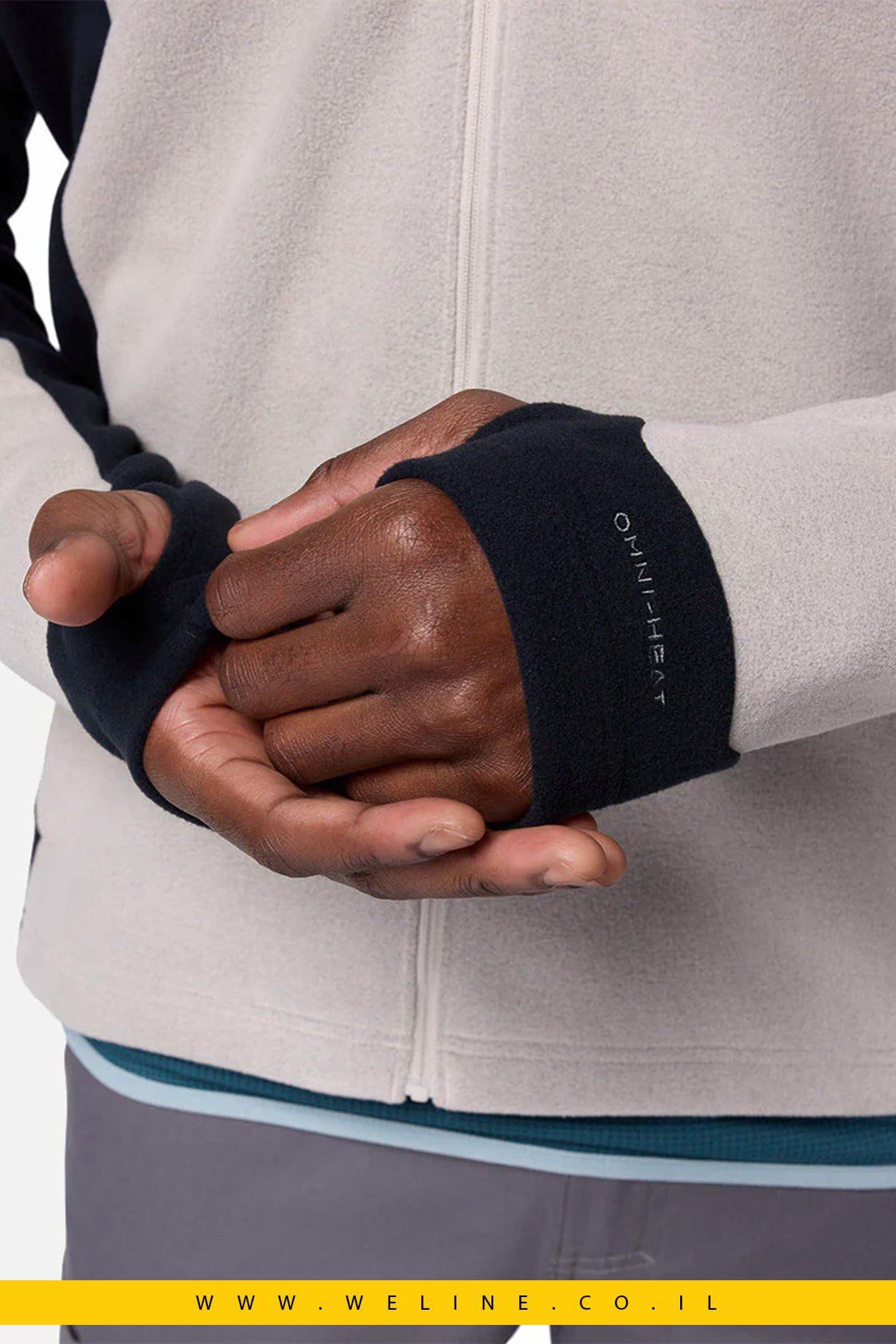 ג'קט ארוך עם כובע מובנה לגברים – Arctic Peak Hooded Full Zip