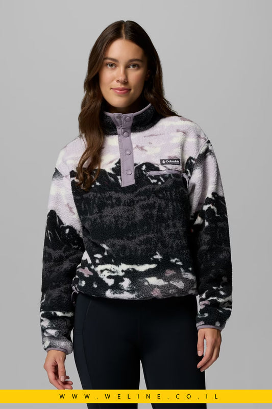 Women's Helvetia™ II – פליס קצר מודפס לנשים