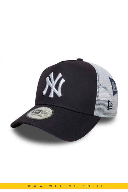 כובע רשת New Era Multi Patch Trucker New York Yankees 9FORTY A-Frame – כותנה 100% | יוניסקס