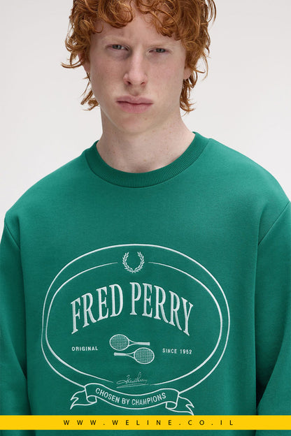 סווטשירט לגברים – Chosen By Champions בצבע ירוק Sport Green
