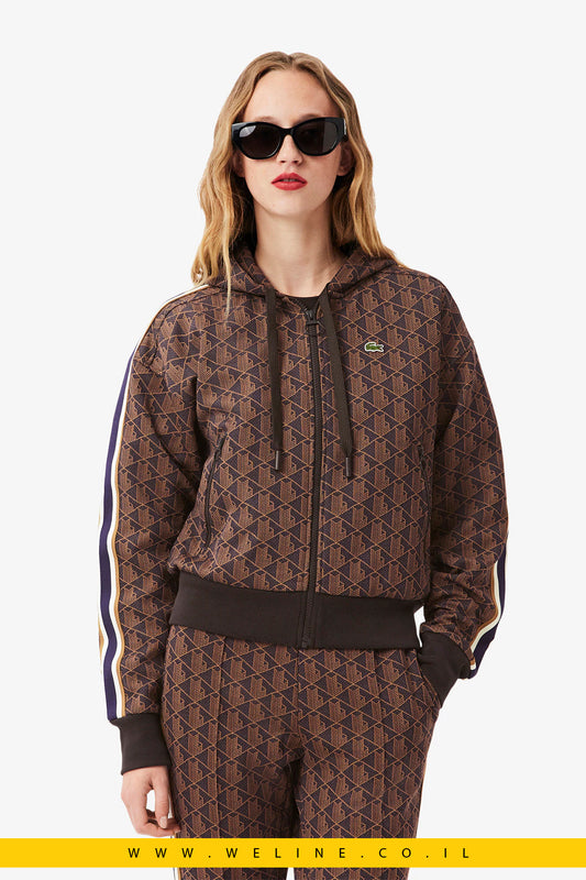 קפוצ'ון נשים מונוגרם – Lacoste