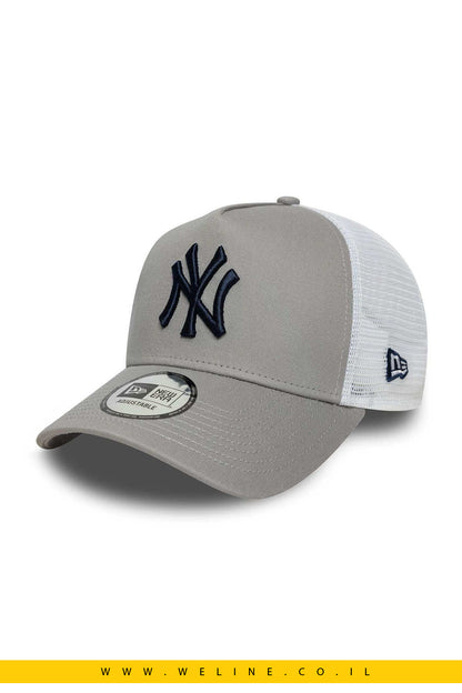 כובע New Era New York Yankees MLB Trucker Snapback – אפור | Side Patch