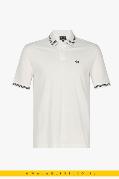 חולצת פולו גברים Armani Exchange מכותנה – Regular Fit