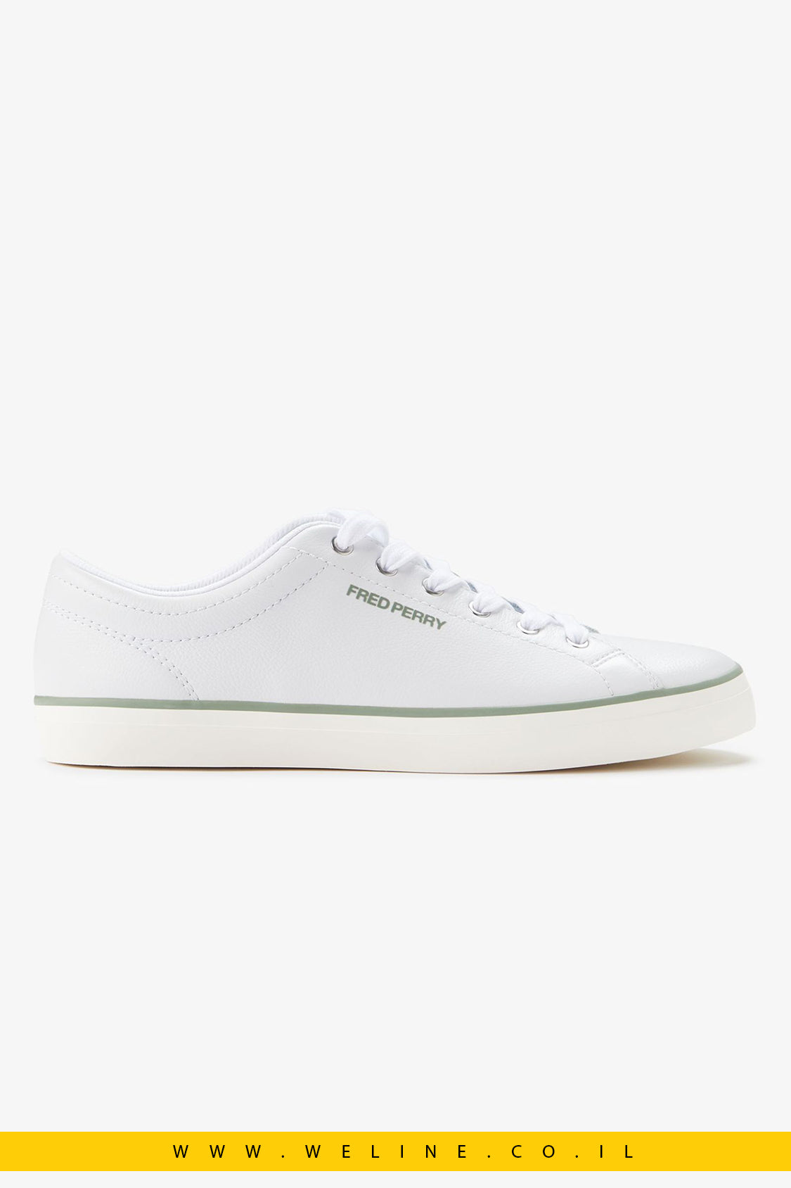 נעלי עור מרקם לגברים – Baseline Leather בצבע לבן / כחול נייבי