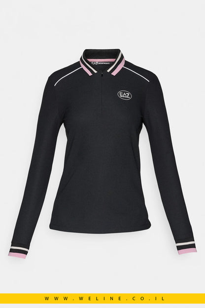 חולצת גולף ארוכת שרוול EA7 Emporio Armani – דגם GOLF PRO