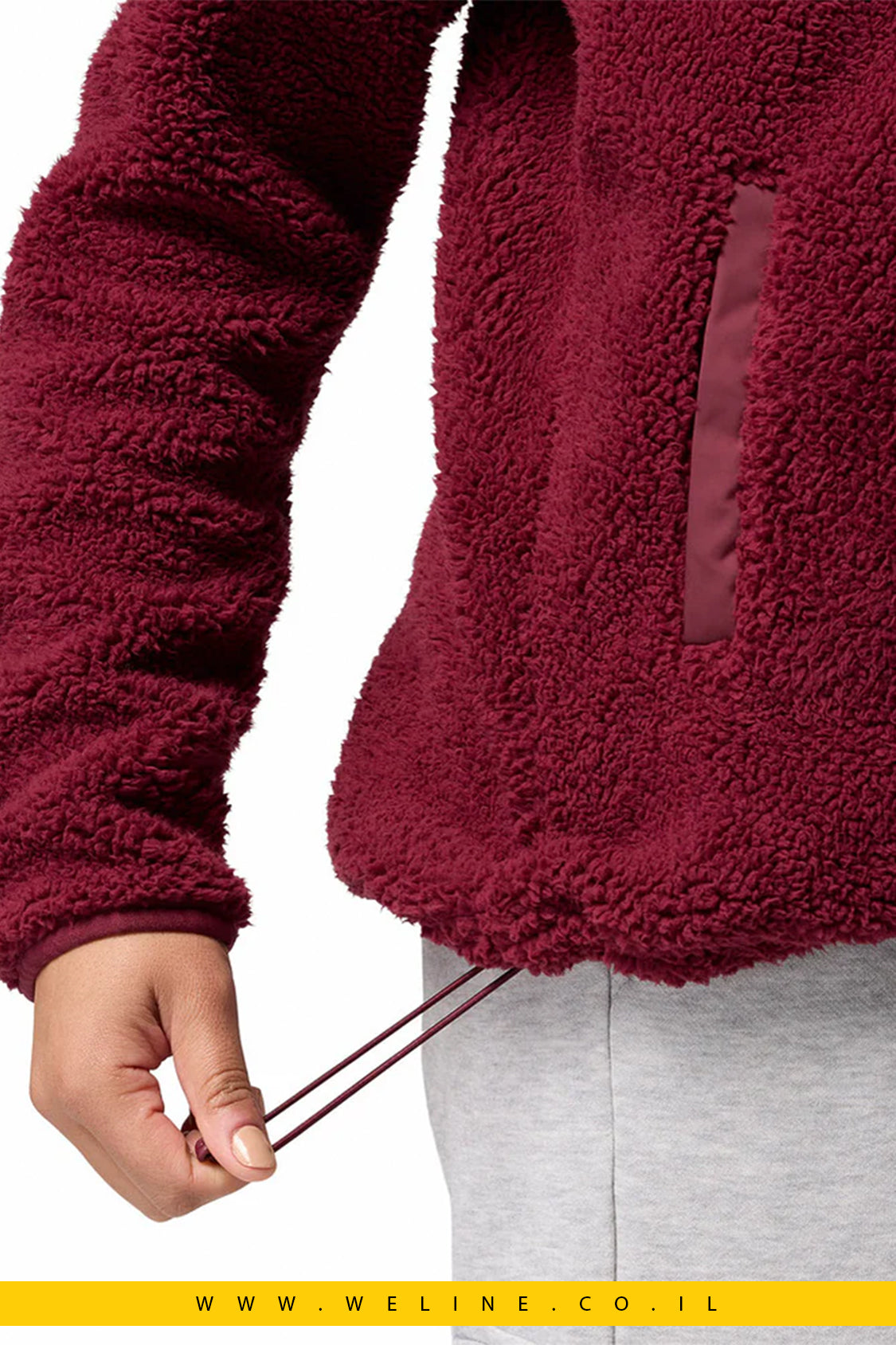 קולומביה מעיל פליס עם רוכסן מלא West Bend לנשים