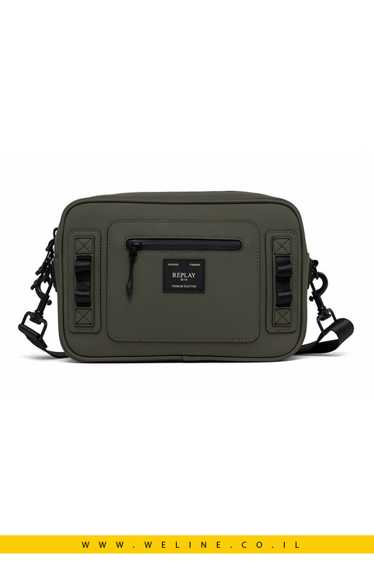 תיק פאוץ' מעור PU עם כיס.