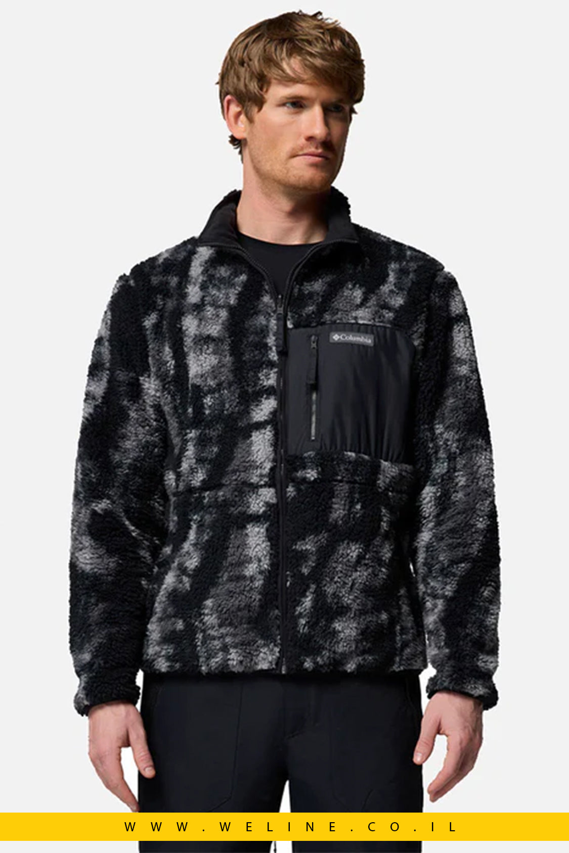 פליס לגברים Winter Pass Reversible Fleece – דו צדדי