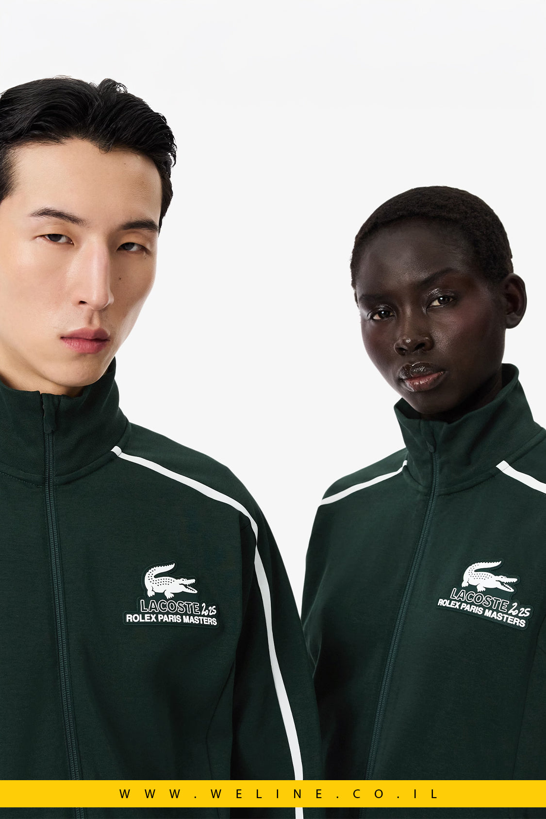 סווטשירט יוניסקס – מהדורת Rolex Paris Masters מבית Lacoste