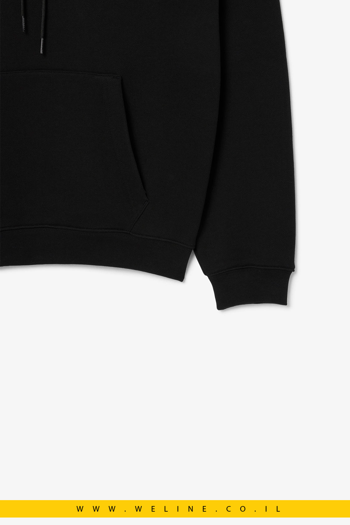 קפוצ'ון פליז מודפס לגברים Lacoste