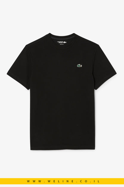 חולצת T ספורט מודפסת Ultra Dry לגברים Lacoste