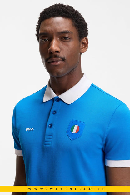 חולצת פולו גברים BOSS Paddy Polo Shirt Italy – Regular Fit