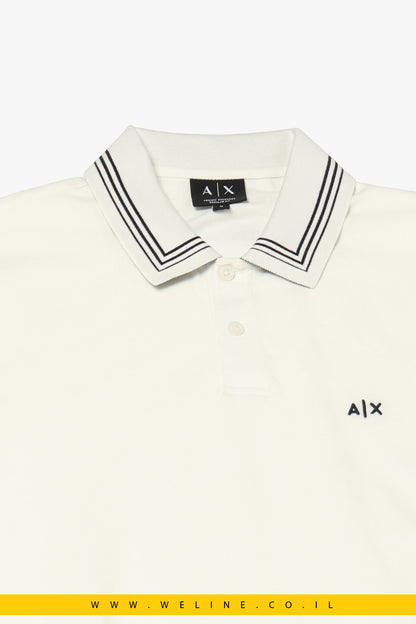 חולצת פולו גברים Armani Exchange מכותנה – Regular Fit