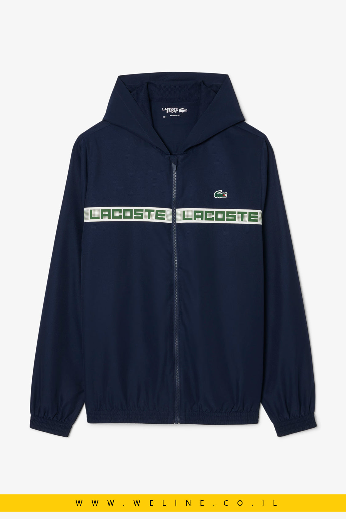 חליפת טניס גברים Lacoste Logo Stripe – כחול