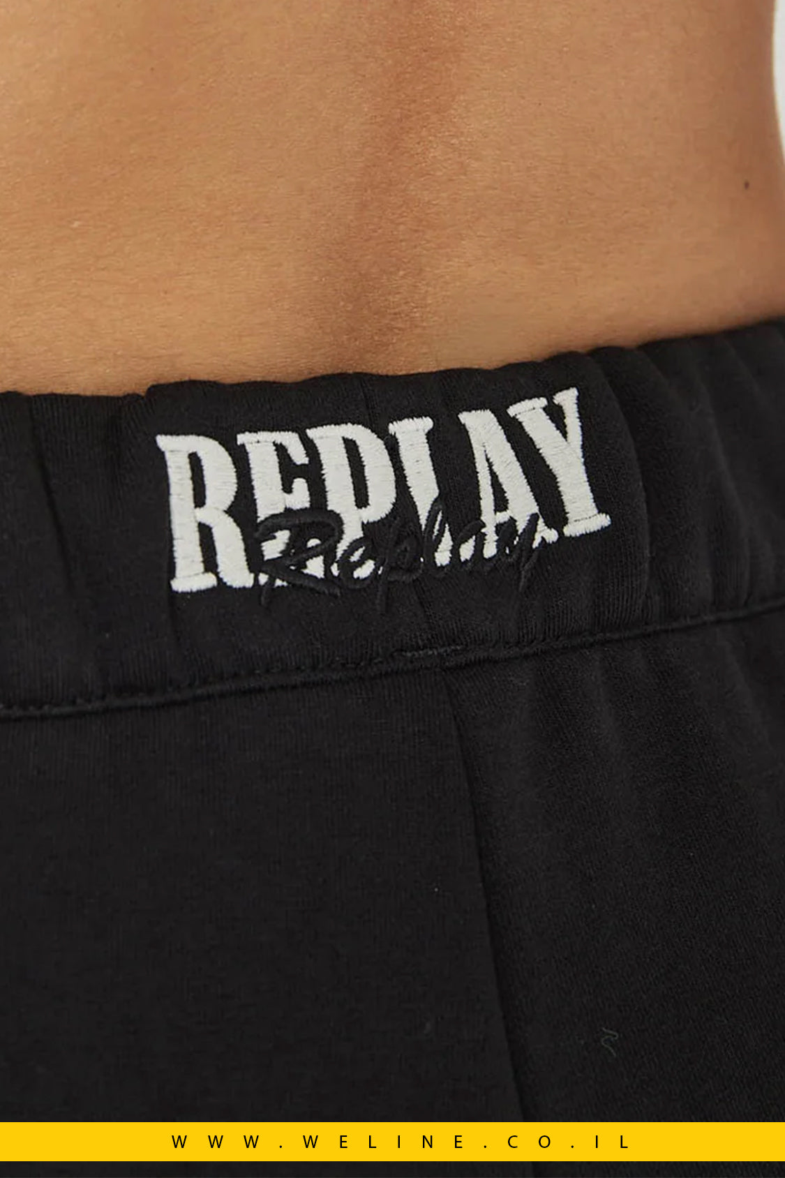 חליפת טריננג בצבע שחור לנשים REPLAY