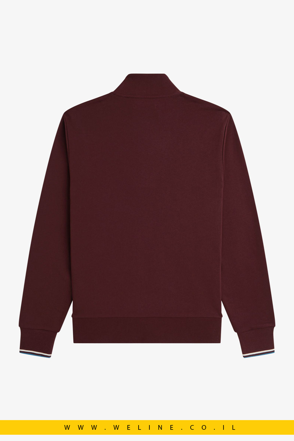 סווטשירט חצי רוכסן לגברים – Fred Perry