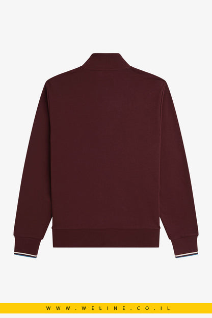 סווטשירט חצי רוכסן לגברים – Fred Perry