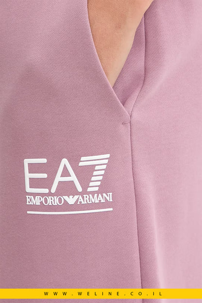 חליפת טרנינג לנשים EA7 Emporio Armani – ורוד | Armani Sustainability Values