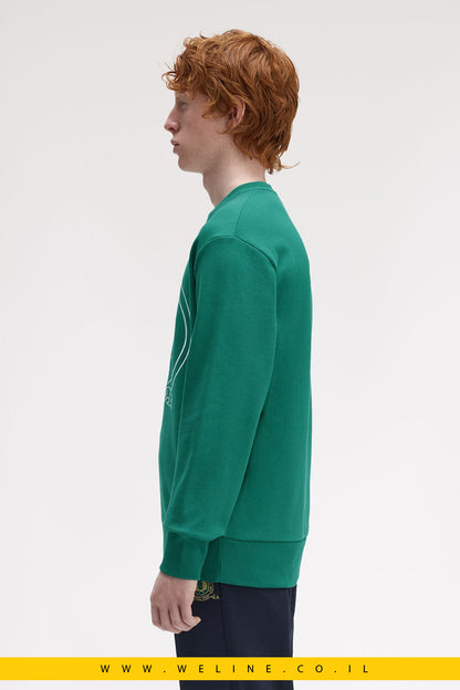 סווטשירט לגברים – Chosen By Champions בצבע ירוק Sport Green