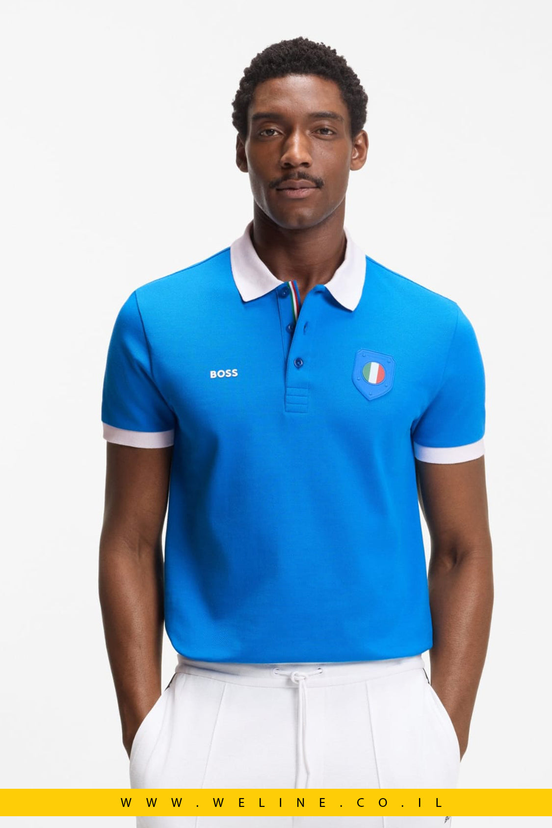 חולצת פולו גברים BOSS Paddy Polo Shirt Italy – Regular Fit