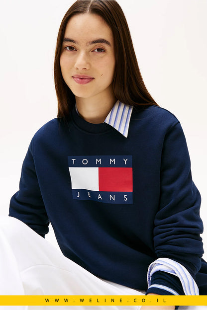 סווטשירט נשים עם לוגו טונאלי – Tommy Jeans