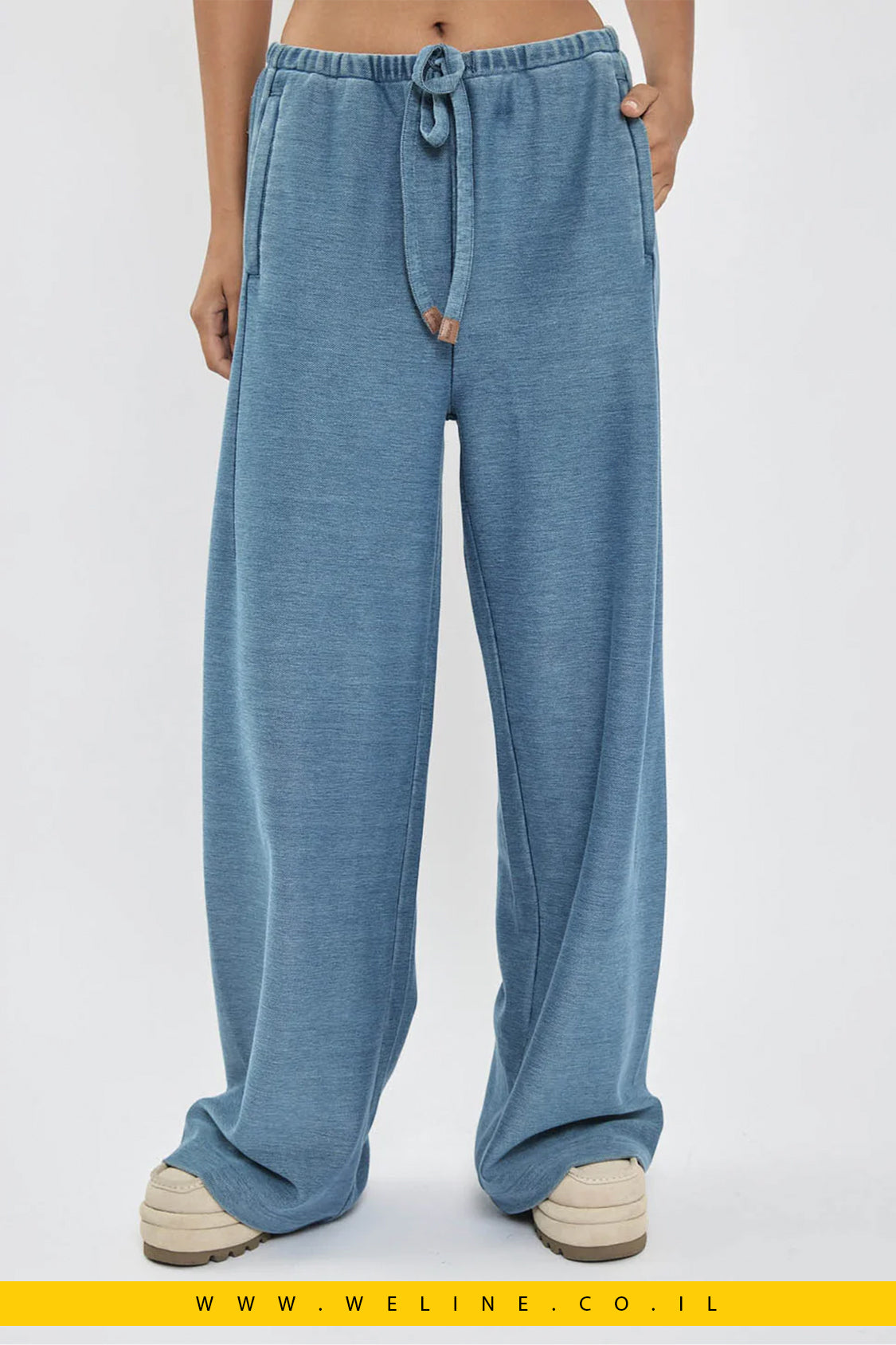 חליפת טריננג בצבע גינס לנשים REPLAY