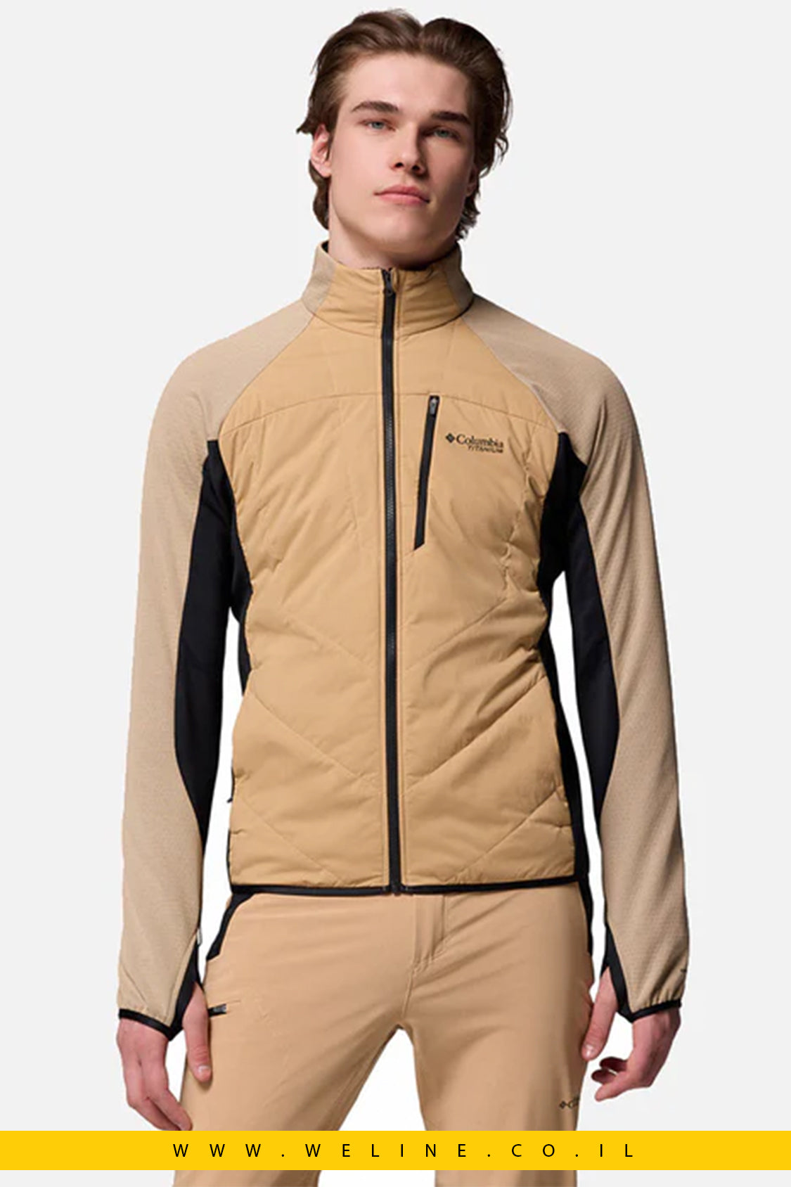 ג'קט לגברים Arctic Crest Hybrid Full Zip – גזרת Active Fit
