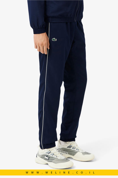 חליפת טניס גברים Lacoste Logo Stripe – כחול