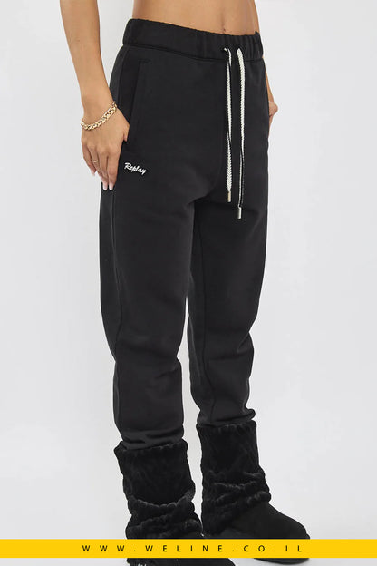 חליפת טריננג בצבע שחור לנשים REPLAY