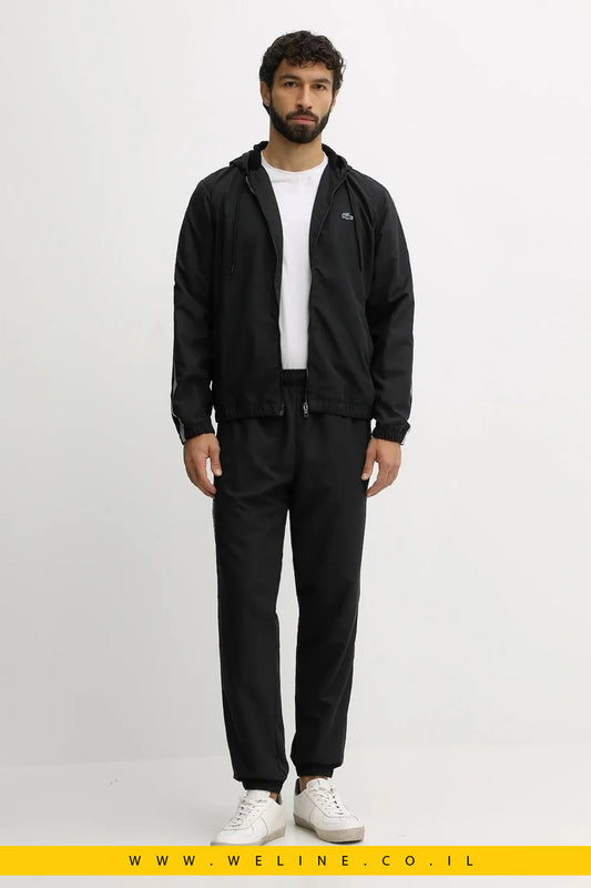 סט טרנינג לגברים Lacoste – גזרת Regular Fit בצבע שחור