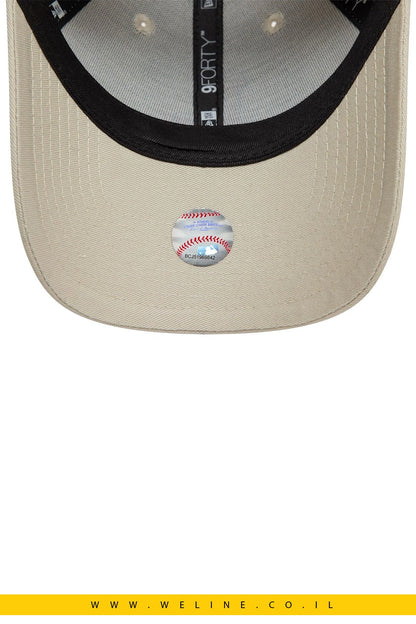 כובע 9FORTY LA Dodgers קרם עם פאץ' צדדי - WELINE.CO.IL