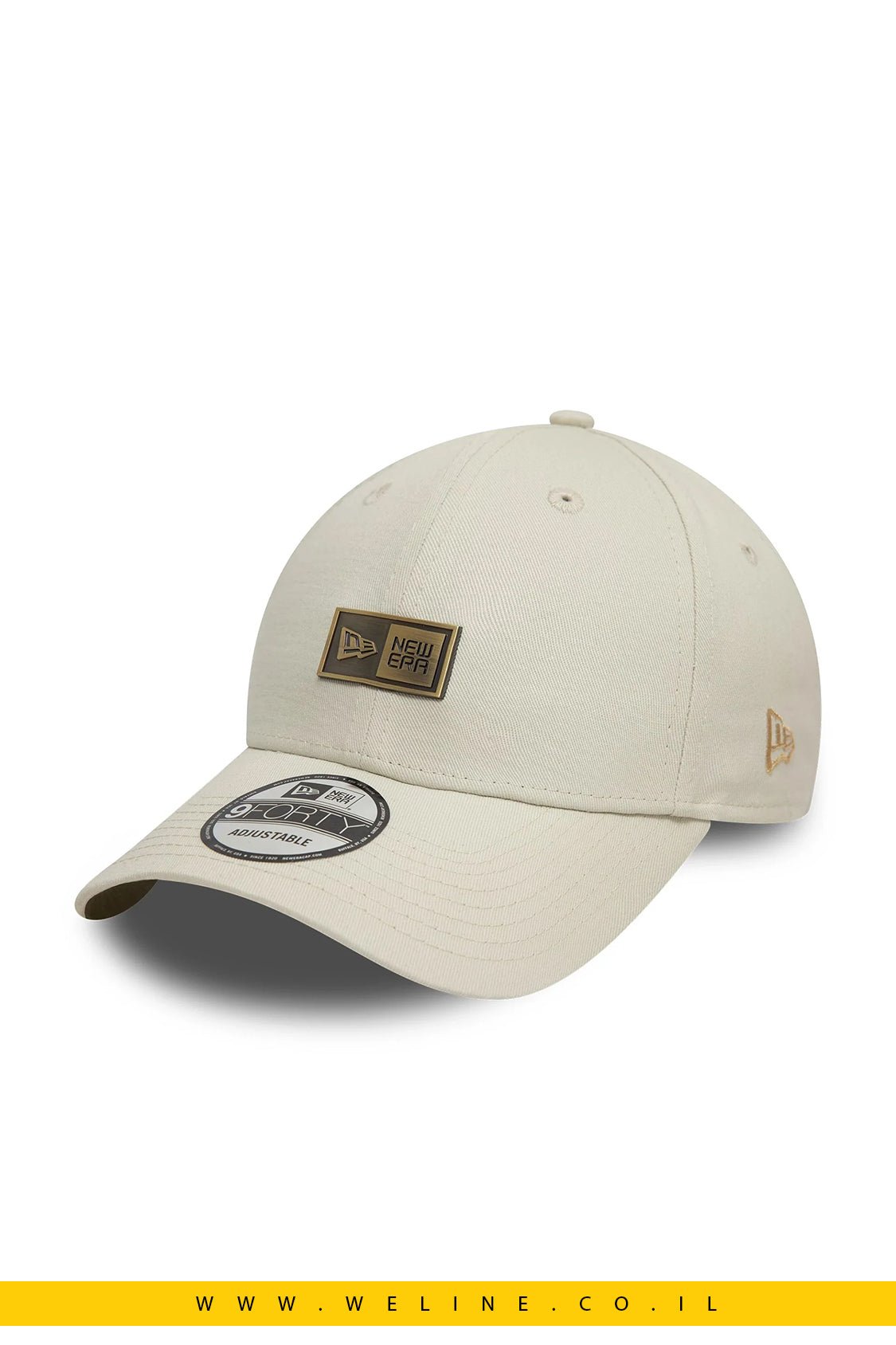 כובע 9FORTY ביג' New Era עם תג מתכתי - WELINE.CO.IL