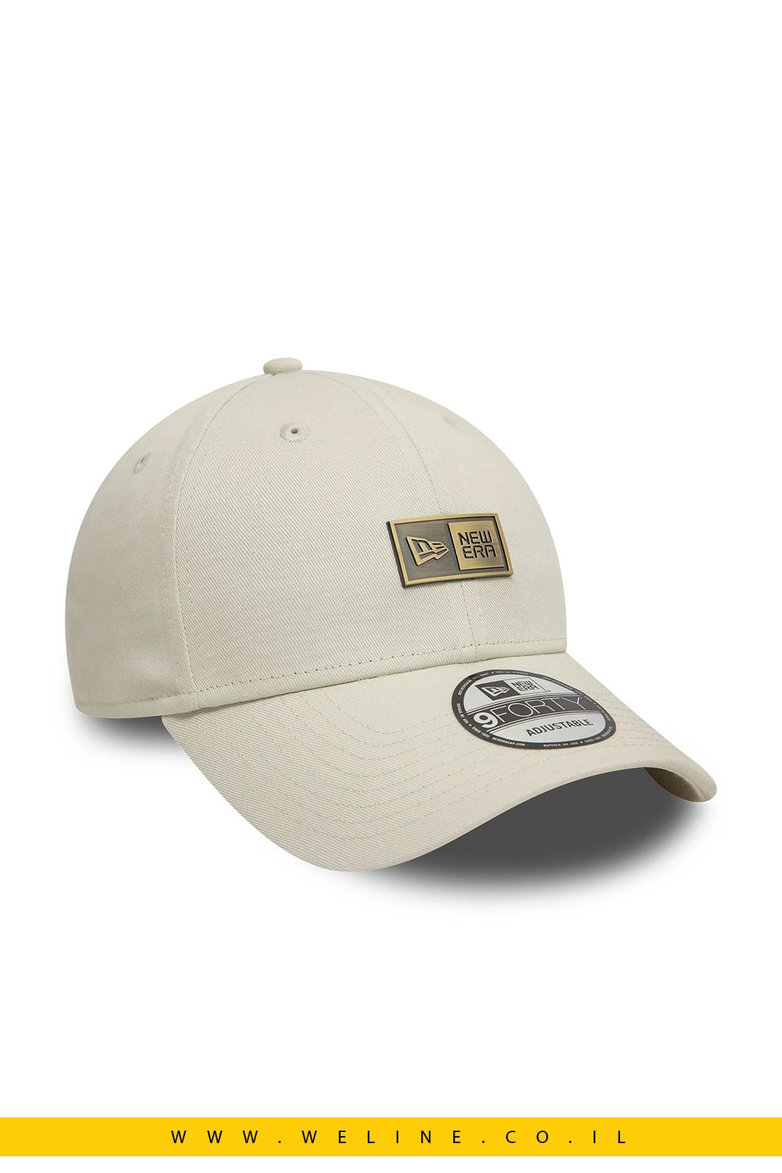 כובע 9FORTY ביג' New Era עם תג מתכתי - WELINE.CO.IL