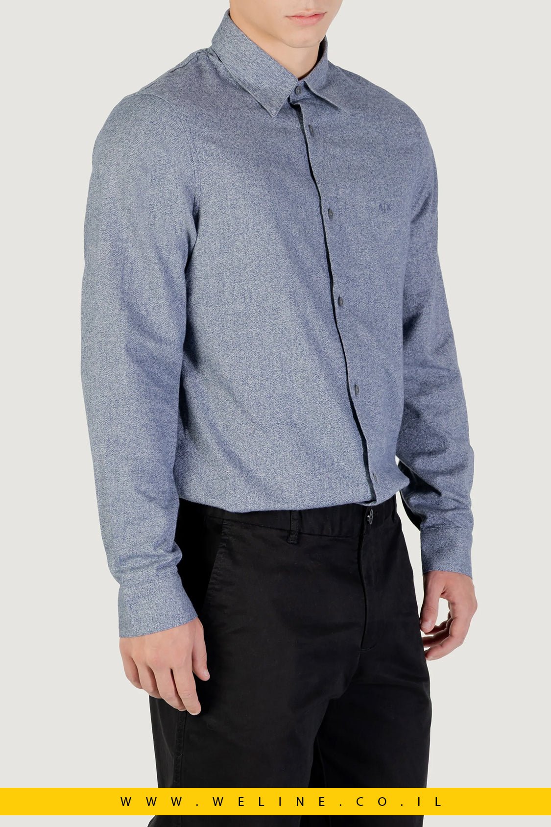 חולצת כפתורים לגברים – Armani Exchange - WELINE.CO.IL