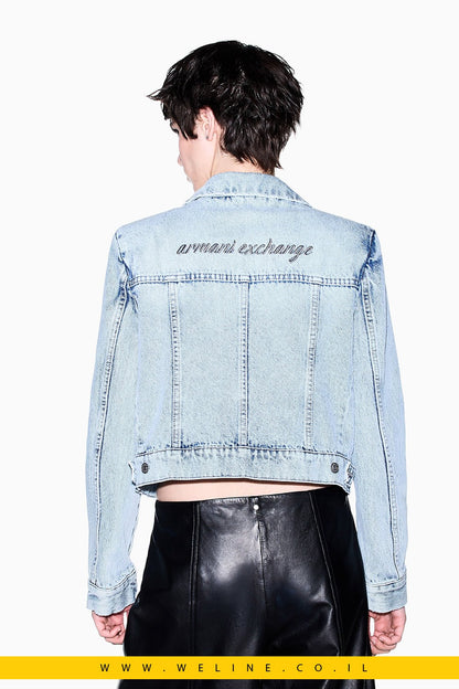 בלייזר ג'ינס לנשים Armani Exchange Regular Fit - WELINE.CO.IL