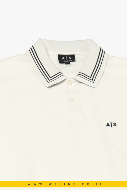 חולצת פולו גברים Armani Exchange מכותנה – Regular Fit - WELINE.CO.IL