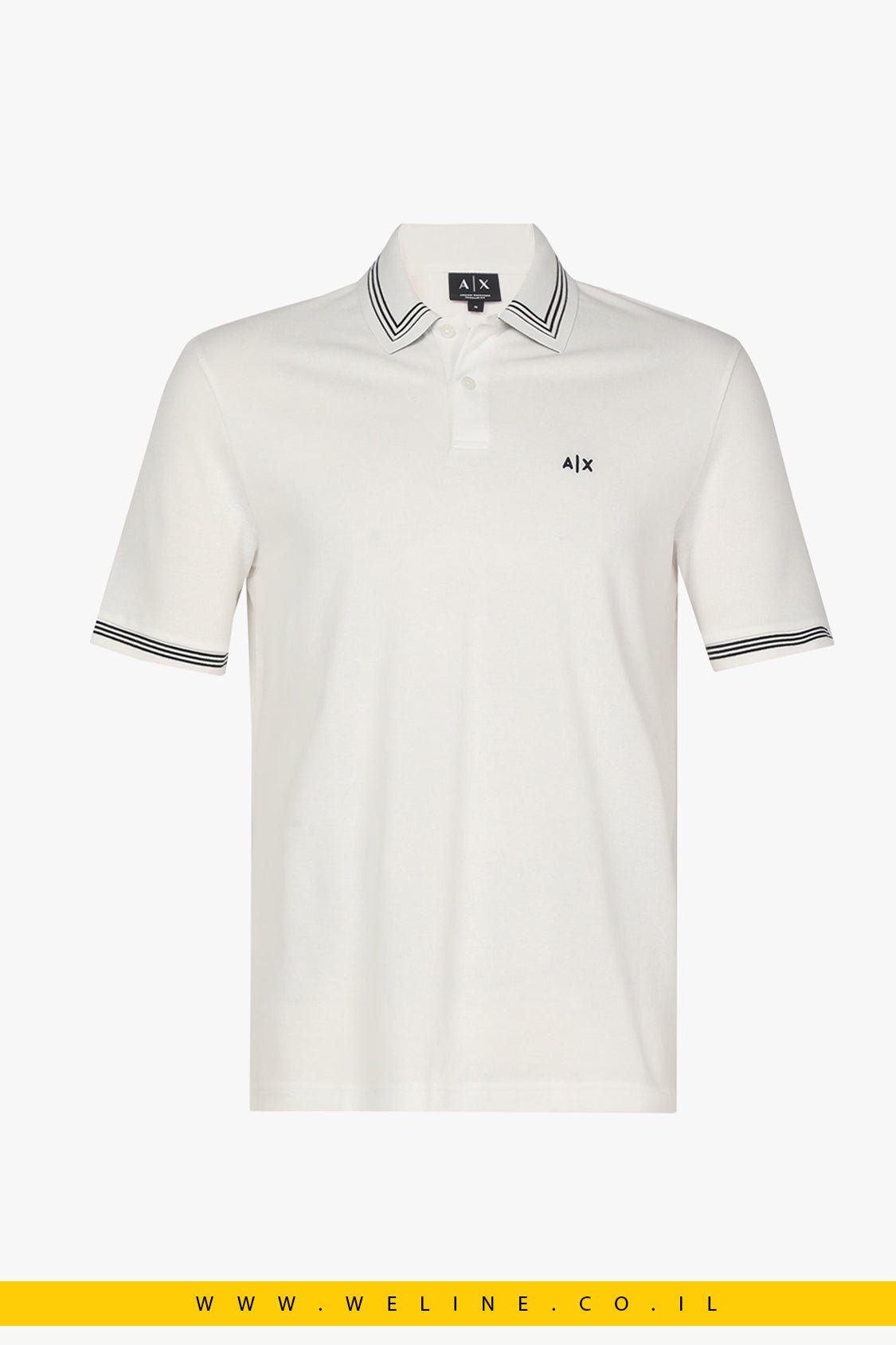 חולצת פולו גברים Armani Exchange מכותנה – Regular Fit - WELINE.CO.IL