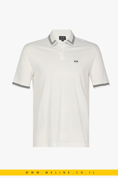 חולצת פולו גברים Armani Exchange מכותנה – Regular Fit - WELINE.CO.IL