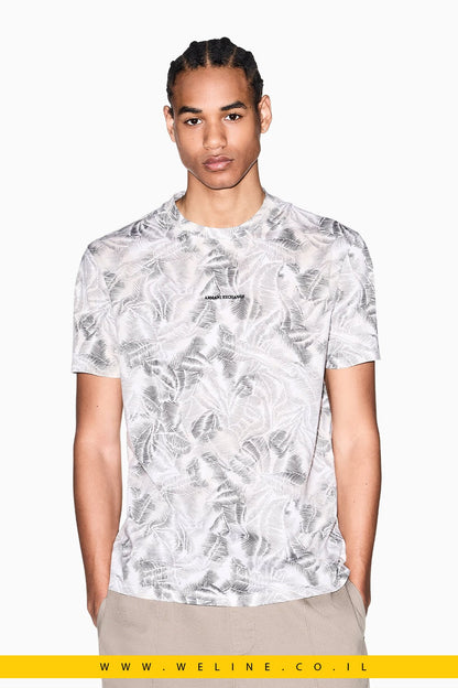 טי שירט Armani Exchange Regular Fit Classic Cotton Jersey - WELINE.CO.IL
